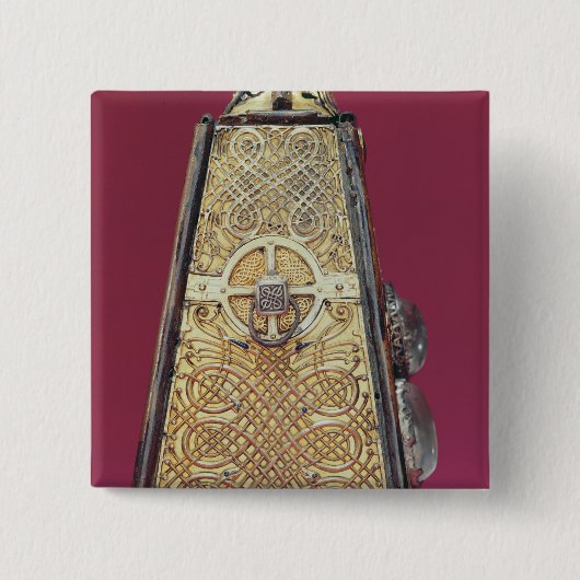 銀製の側面 缶バッジ (正面)