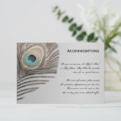 銀製の優雅の孔雀の調節カード エンクロージャーカード (スタンド正面)
