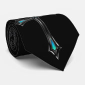 銀製の十字 ネクタイ (ロール)