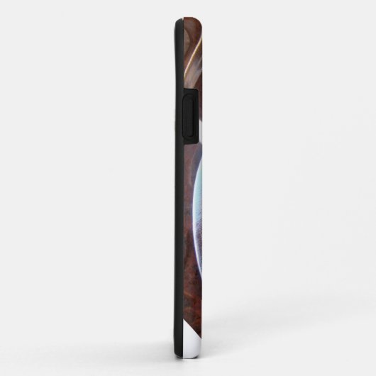 銀製の双安定回路の電話箱 Case-Mate iPhoneケース (裏面/右)