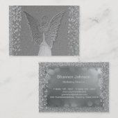 銀製の天使 名刺 (正面/裏面)