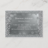 銀製の天使 名刺 (裏面)