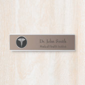 銀製の専門の医学のケリュケイオン-ドアの印 サインプレート (正面)