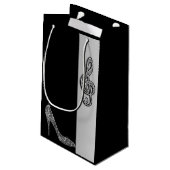 銀製の小剣及び三重の裂け目の第21誕生日 スモールペーパーバッグ (裏面アングル)