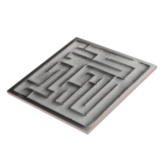 銀製の当惑 タイル (側面)