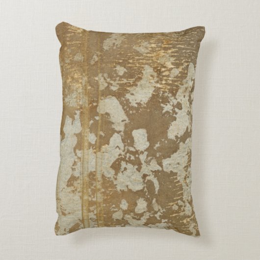 銀製の斑点と絵を描く抽象的な金ゴールド アクセントクッション (裏面(縦))