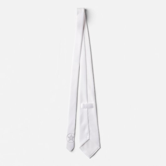 銀製の星形五角形 ネクタイ (裏面)