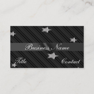 銀製の星条旗の名刺 名刺