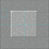銀製の星 ファブリック (タイル)