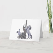 銀製の月の下で呼出しを冷却して下さい サンキューカード (正面)