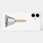 銀製の木製のハンドル付きハンドベル Case-Mate iPhoneケース (裏面 (横))
