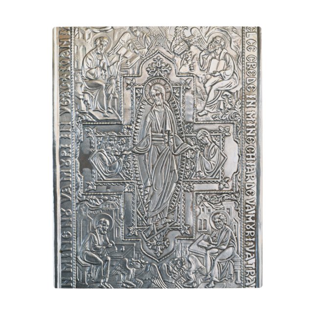 銀製の正統の宗教本の金属の装飾co メタルプリント (正面)