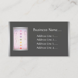 銀製の治療手のホリスティックなデザイン 名刺