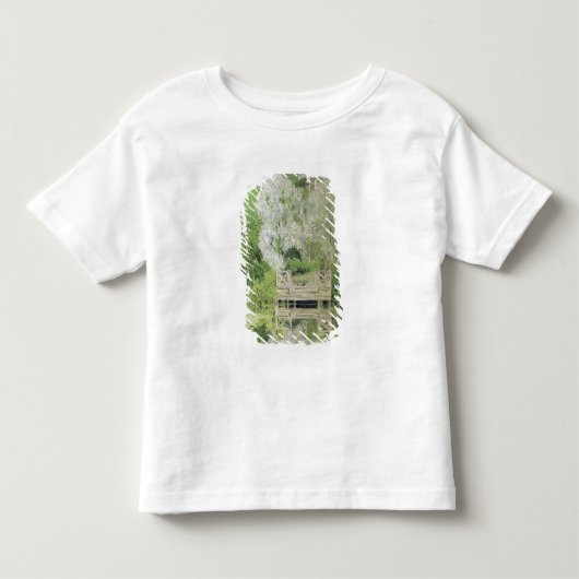 銀製の白いヤナギ1904年 トドラーTシャツ (正面)