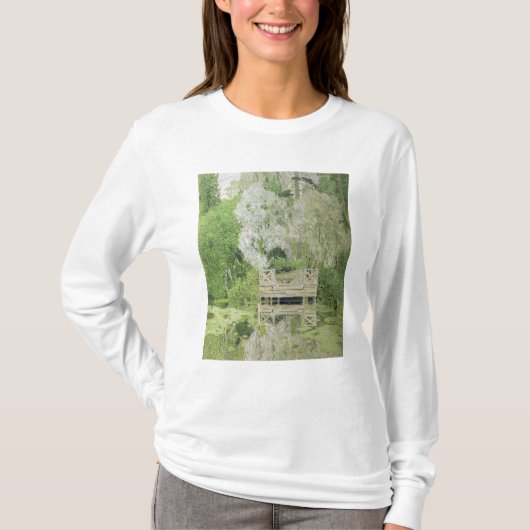 銀製の白いヤナギ1904年 Tシャツ (正面)