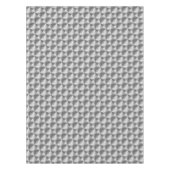 銀製の白い灰色のテーブルクロスの抽象芸術 テーブルクロス (正面)