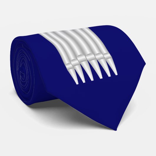 銀製の管 ネクタイ (ロール)