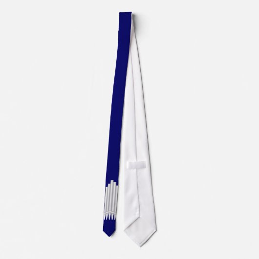 銀製の管 ネクタイ (裏面)