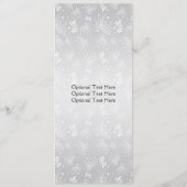 銀製の紫色の宝石用原石のリボンの星はメニューを破烈させます メニュー (裏面)