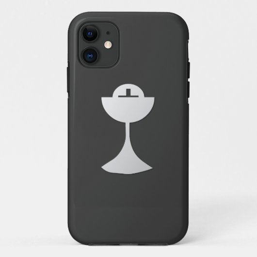 銀製の聖餐杯およびホスト Case-Mate iPhoneケース (裏面)