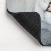 銀製の虎猫のシャムのマウスパッド マウスパッド (コーナー)