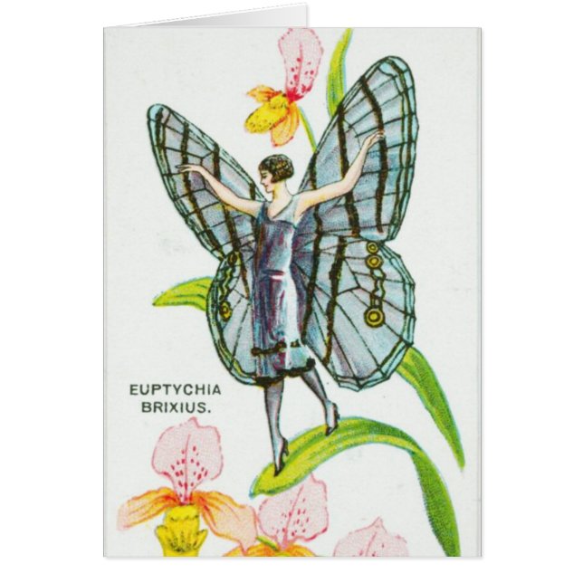 銀製の蝶女の子 (正面)