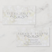 銀製の輝きの《写真》ぼけ味 名刺 (正面/裏面)