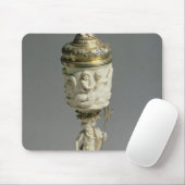 銀製の金メッキおよび切り分けられたアイボリーのゴブレット マウスパッド (マウス)