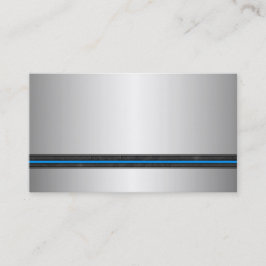 銀製の金属の一見の名刺 名刺