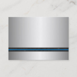 銀製の金属の一見の名刺 名刺