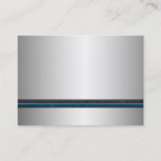 銀製の金属の一見の名刺 名刺 (正面)