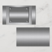 銀製の金属の一見は名刺をめっきします 名刺 (正面/裏面)