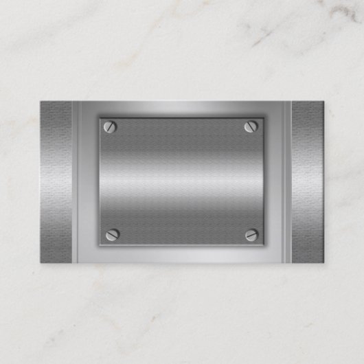 銀製の金属の一見は名刺をめっきします 名刺 (正面)