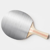 銀製の金属の質 卓球ラケット (横)