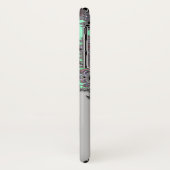 銀製の金属フラクタルのiPhone Xの箱を個人化して下さい Case-Mate iPhoneケース (裏面/左)