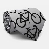 銀製の金属自転車 ネクタイ (ロール)