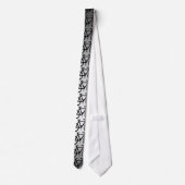 銀製の金属自転車 ネクタイ (裏面)