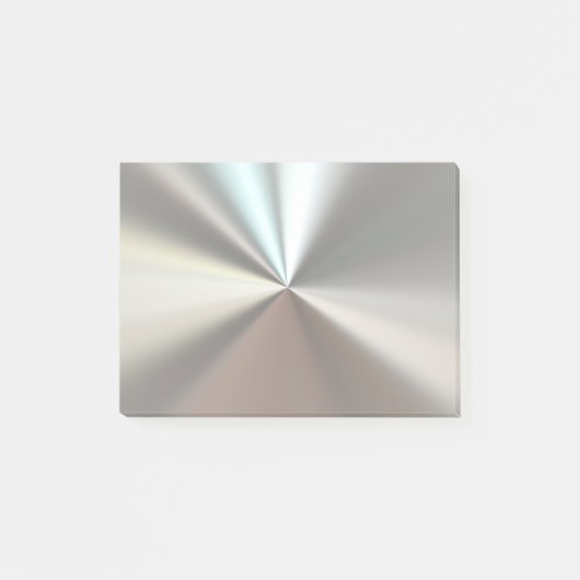 銀製の金属 ポストイット (正面)