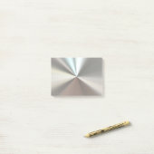 銀製の金属 ポストイット (デスク上)
