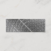 銀製の雪の月 スキニー名刺 (裏面)