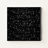 銀製の黒い星 ノートブック (裏面)