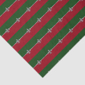 銀製の（紋章の）フラ・ダ・リのクリスマス 薄葉紙 (詳細)