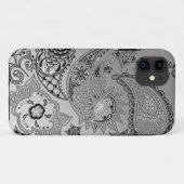 銀製のMehndiパターンデザインiPhone5カバー Case-Mate iPhoneケース (裏面(横))