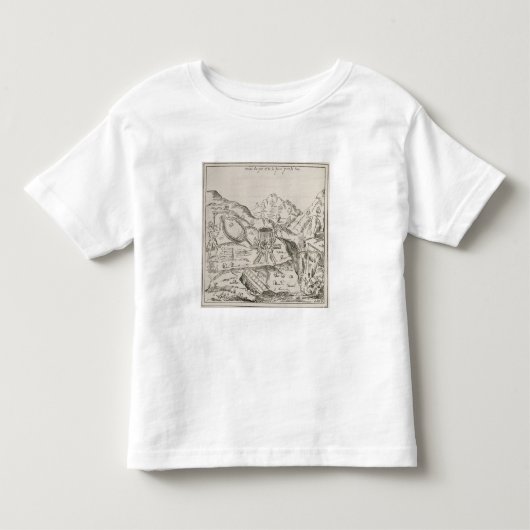 銀製のMine トドラーTシャツ (正面)