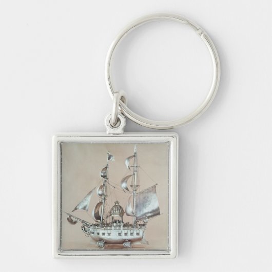 銀製のNef キーホルダー (正面)