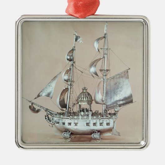 銀製のNef メタルオーナメント (正面)