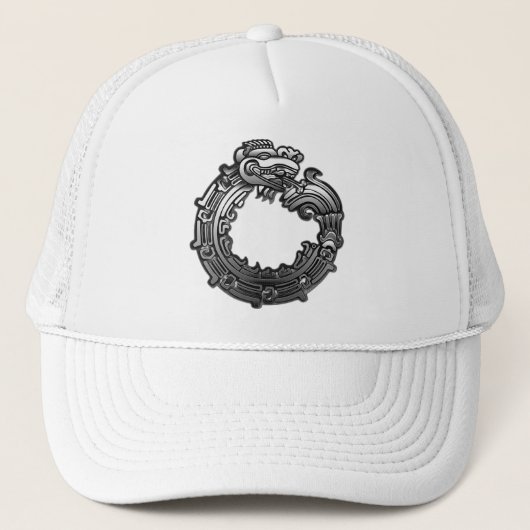 銀製のQuetzalcoatl キャップ (正面)