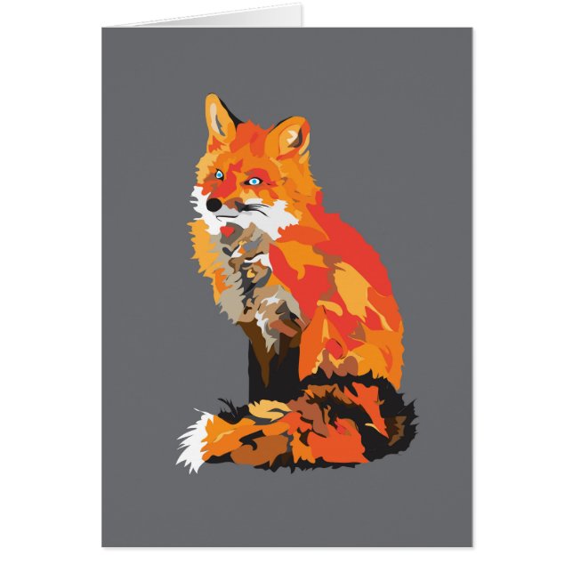 銀製キツネ (正面)