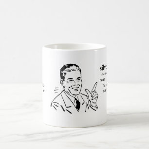 銀製キツネ コーヒーマグカップ