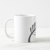 銀製シダの素晴らしいニュージーランドのイメージ コーヒーマグカップ (左)